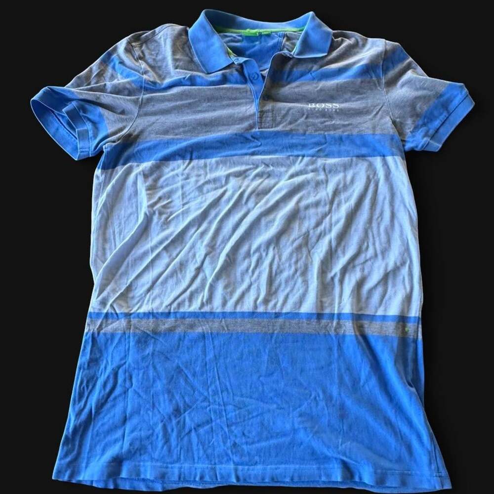 Hugo Boss Men's Blue Polo-shirts
